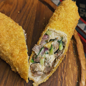 Шаурма в кляре с мясом