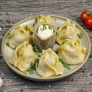 манты с говядиной